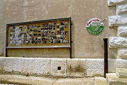 Infotafel des �kozentrums Beli