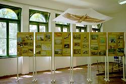 im Ausstellungsraum des �kozentrums Beli auf der Insel Cres