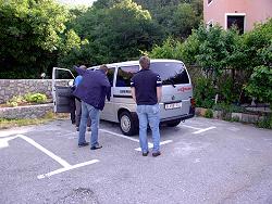 auf der K�stenstra�e Richtung Biograd - erster Zwischenstop in Kroatien