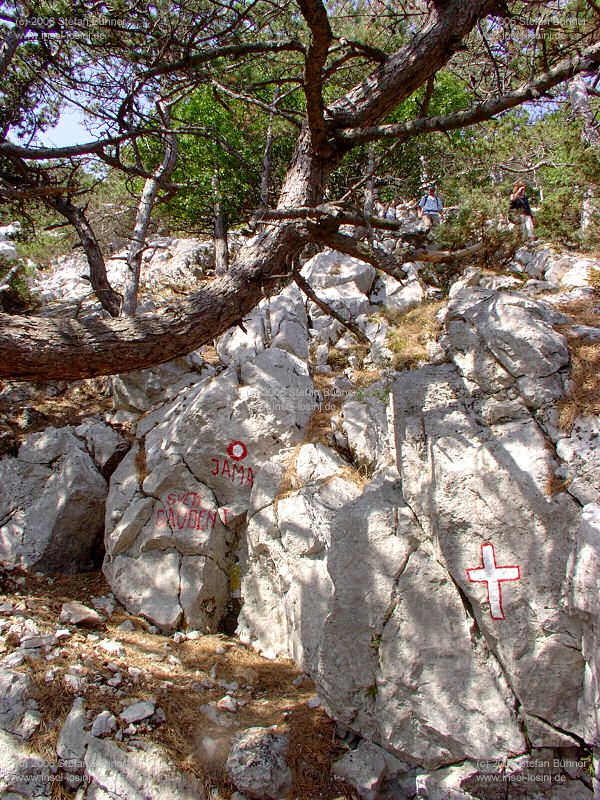 der Gebirgszug des Osorscica bei Nerezine / Osor auf der Insel Losinj