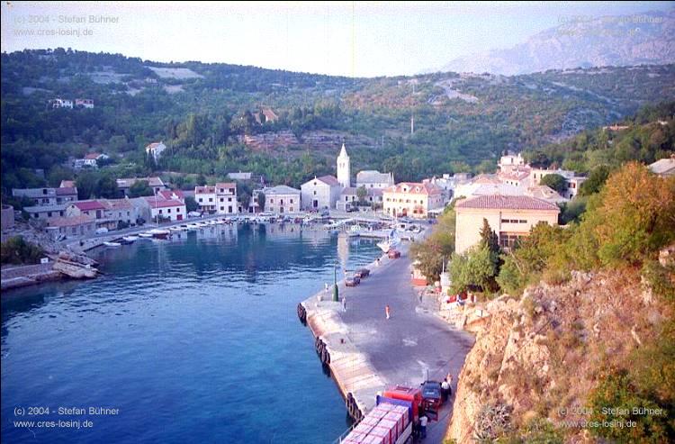 F�hranlegestelle Jablanac - Festland - Rab