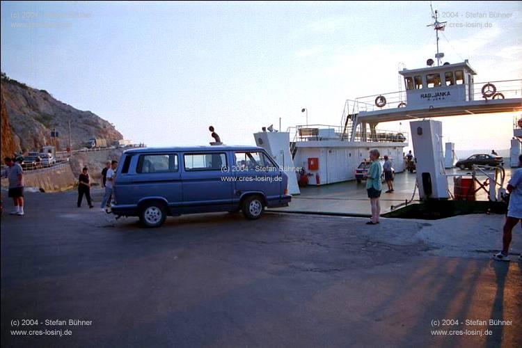 Auffahrt auf F�hre